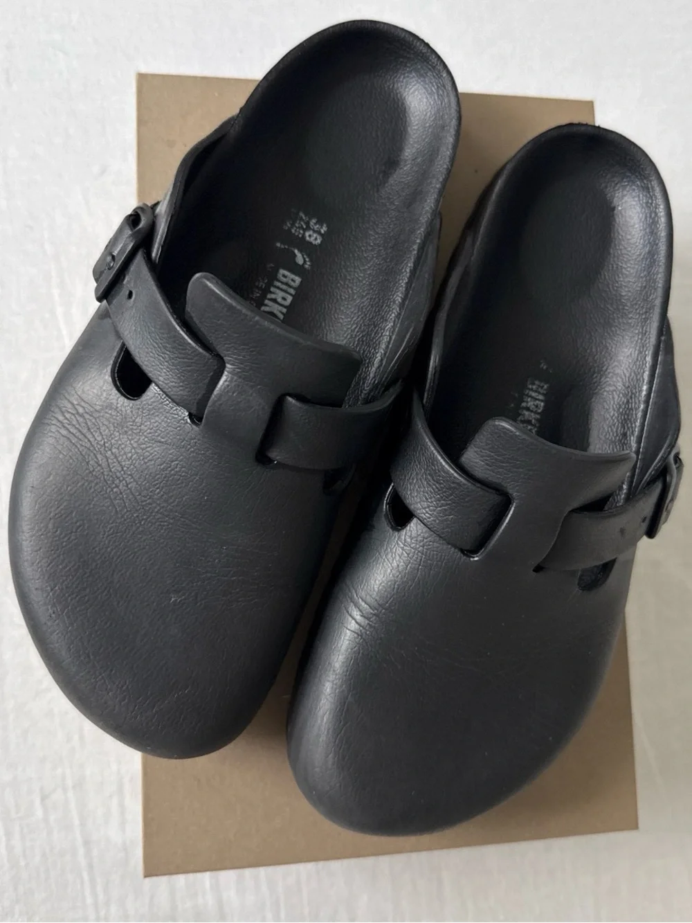Birkenstock Boston EVA Essentials Clogs in Black - Picture 2 of 2